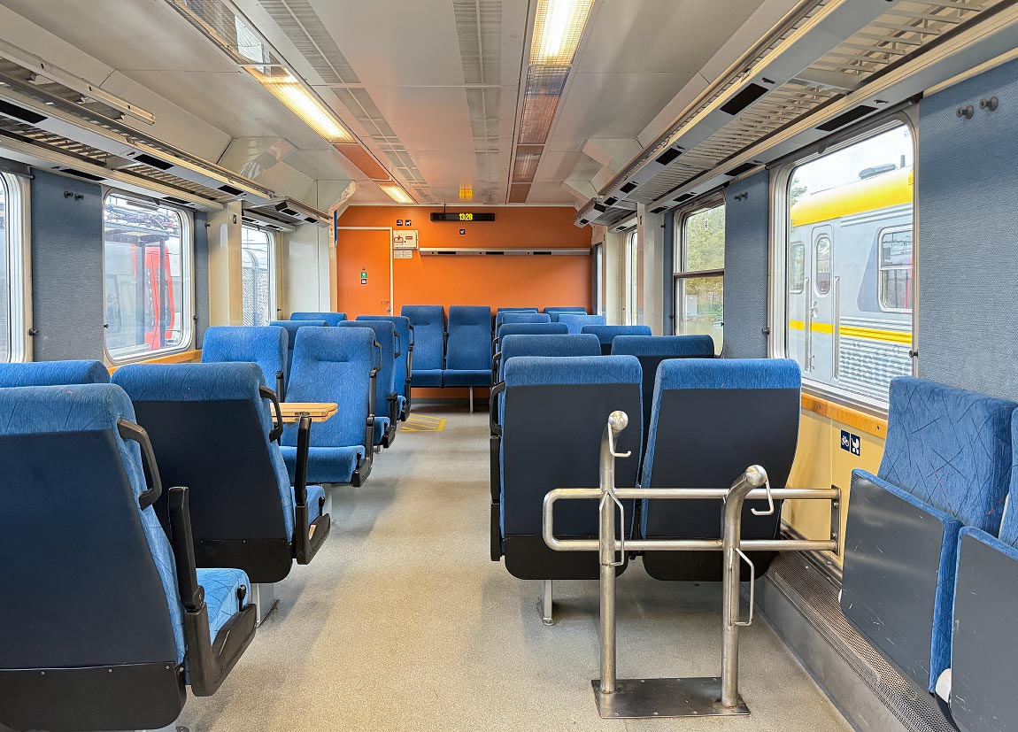 Bild: Interiör Västtrafik X12 3215 2024