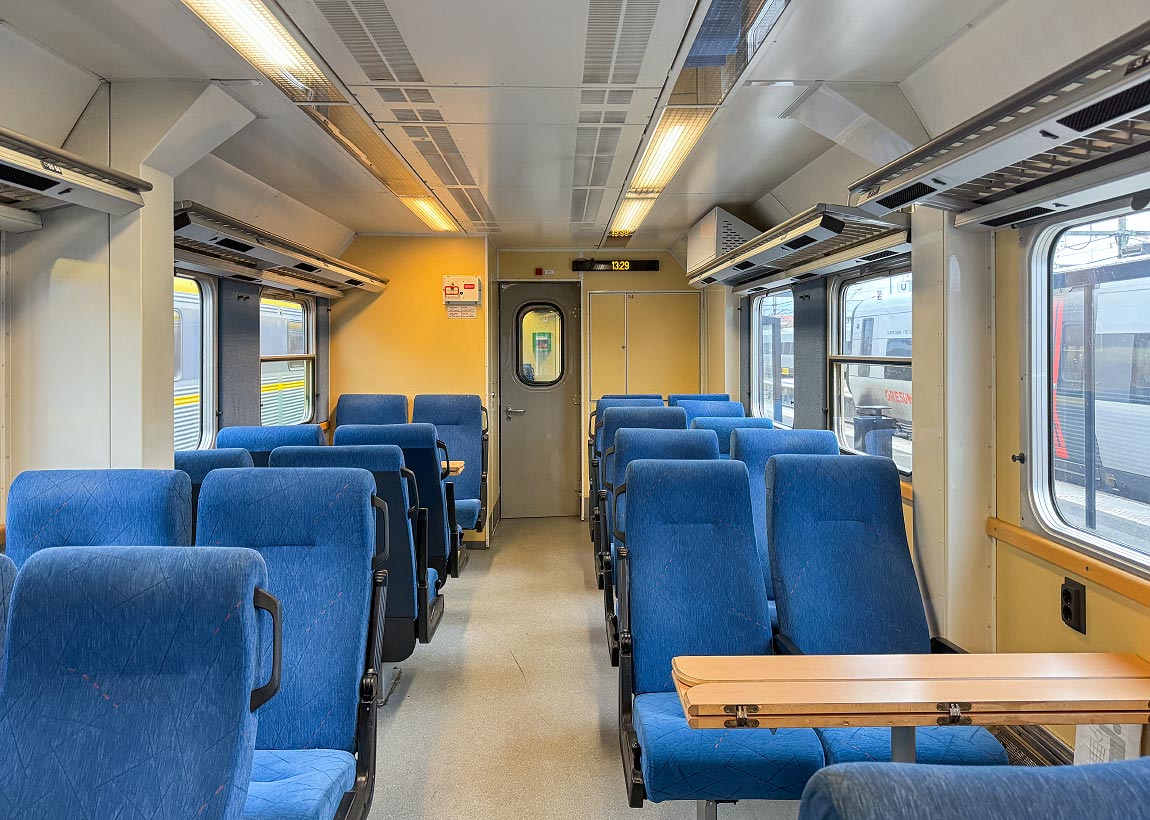 Bild: Interiör Västtrafik X12 3215 2024