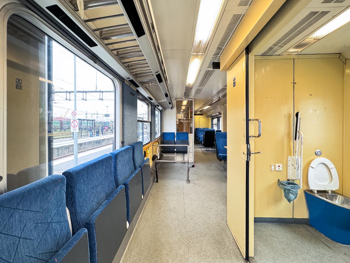 Bild: Interiör Västtrafik X12 3215 2024