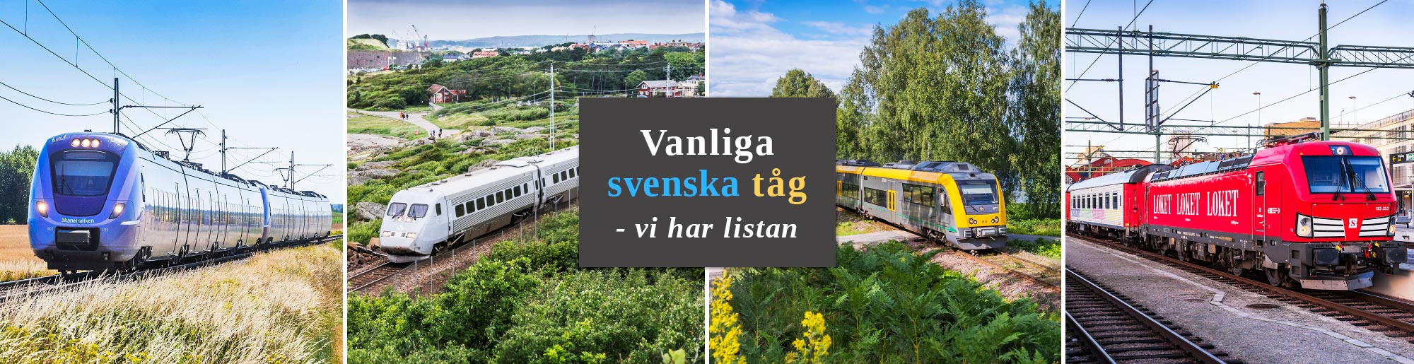 Tåg i Sverige