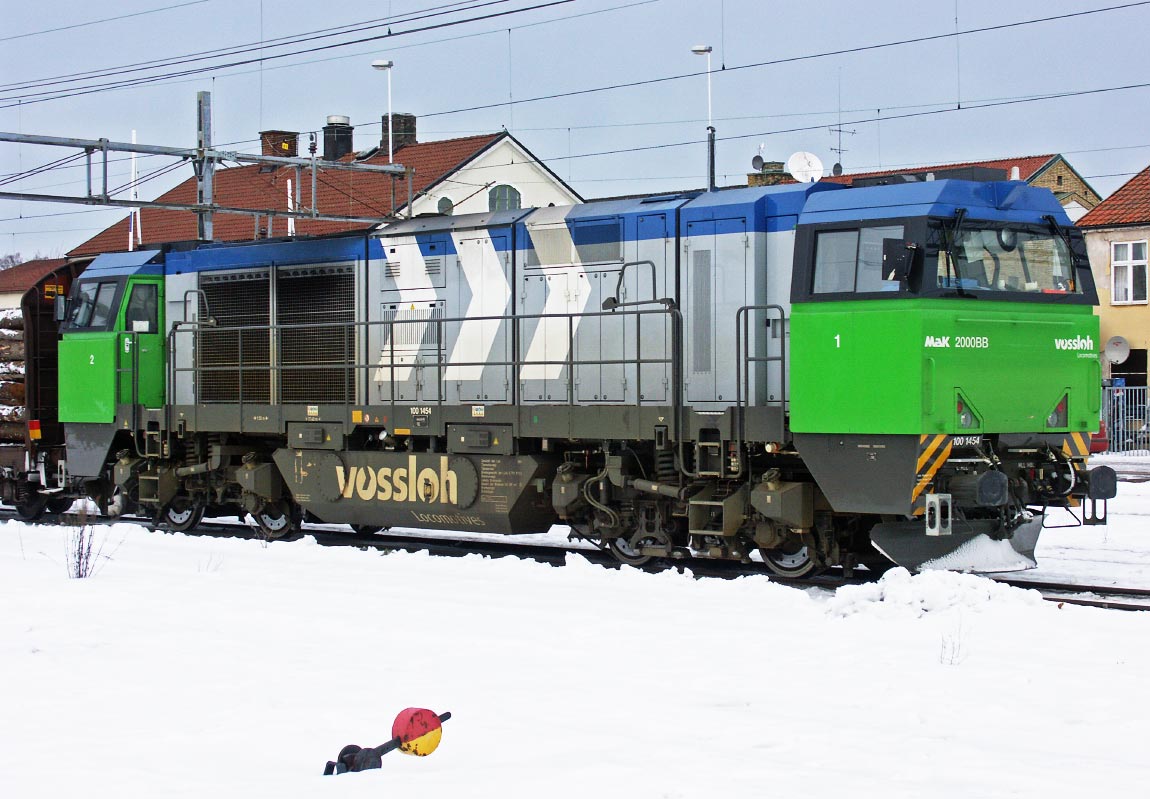 Bild: Vossloh G2000-lok i Emmaboda 2006