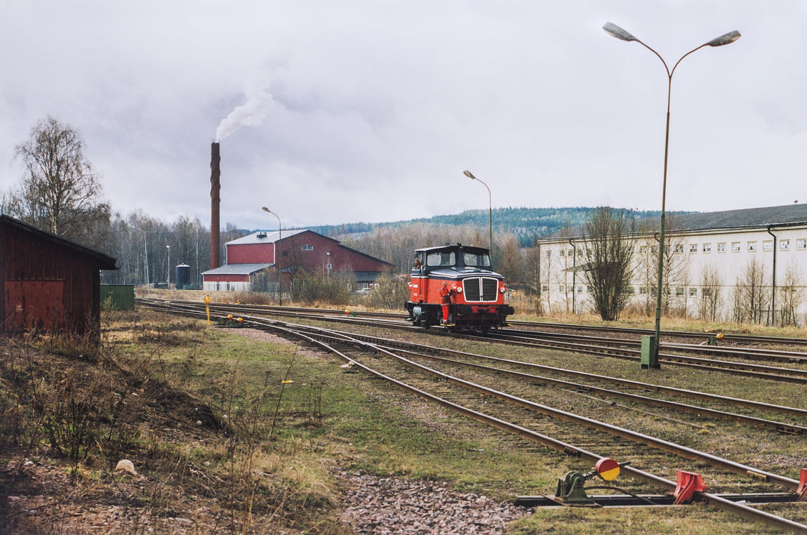 Bild: Tågab Z65 205 i Filipstad 2003